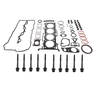 Head Gasket Set W/Bolts & Intake Exhaust Valves ES72465 GS33547 for Hyundai Kia 2.4L