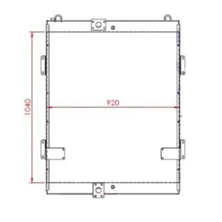 Hydraulic Oil Cooler VOE14261581 for Volvo Excavator EC300