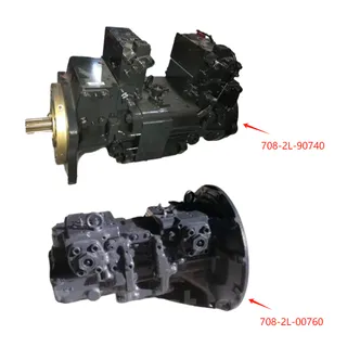 Hydraulic Pump Assembly 708-2L-90740 & 708-2L-00760 for Komatsu Excavator PC750-7 PC750SE-7 PC750LC-7 PC800-7 PC800SE-7
