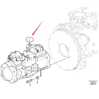 Hydraulic Pump VOE14625693 for Volvo EC480D EC480DCL Excavator