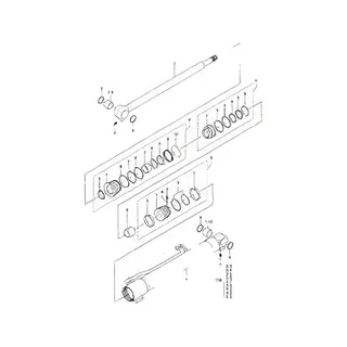 Hydraulic Boom Cylinder 4467672 for Hitachi Excavator ZX35U