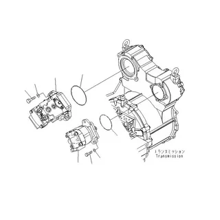 Hydraulic Gear Pump 705-22-39020 for Komatsu GD755-3 GH320-3 HM300-1 HM300-1L HM300TN-1