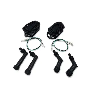 Ignition Coils and NGK Spark Plug Caps Set 30510-333-013 for Honda Motorcycle CB350F CB400F CB500