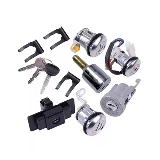 Ignition Door Lock Cylinder Key Set MR259111 for Mitsubishi Pajero V32 4G54 1990-2004
