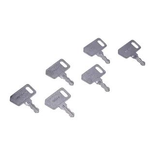 6 Ignition Starter Keys 14644 M516 for Terex Generation 7 Dumptruck ADT