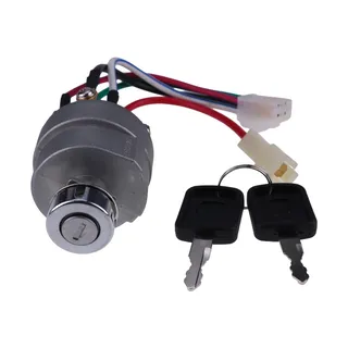 Ignition Switch 194215-52110 for Yanmar Engine 2TNV70 3TNE68 3TNV76 4TNE88 Tractor FX20 FX24D FX28 FX32D FX42 Generator EG100I EG140I