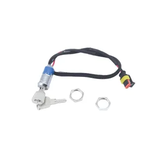 Ignition Switch with 2 Keys JK2801-AMP 50CM for Argicultural Equipmemnt