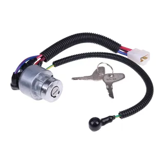 Ignition Switch With Keys 32430-31820 for Kubota Tractor L2050DT L2050F L2250F L2350F L2550DT L2850DT L3250DT L3250F