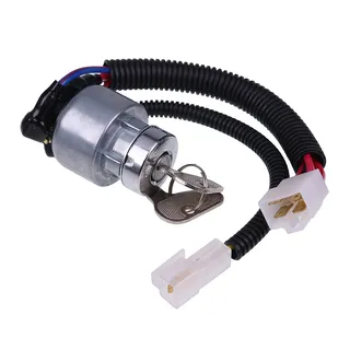 Ignition Switch With Keys 35080-31820 for Kubota Tractor L2650F L2950DT L3450DT L2650DT L2950F L3650F
