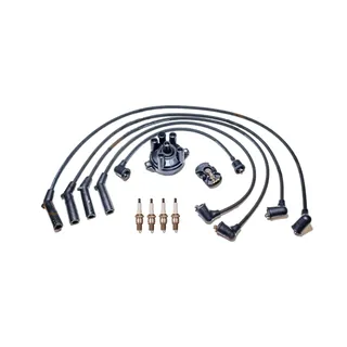 Ignition Tune Up Kit 1554033 1554034 1362113 W9EXR-U for Mazda FE 2.0L and F2 2.2L Engine Hyster FT Yale VX Series Forklift