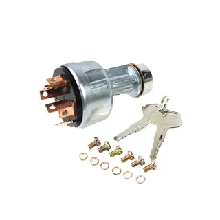 Ignition Starter Switch 08086-10000 With Keys for Komatsu Grader GD200A-1 GD22H-1 GD300A-1 GD305A-3 GD37-5H GD405A-3 GD511A-1 GD523A-1 GD611A-1 GD705A-3