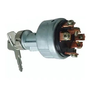 Ignition Starter Switch 08086-10000 With Keys for Komatsu Skid Steer Loader Wheel Dozer Compactor Scrapper