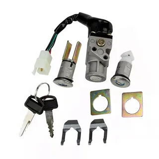 Ignition Switch Lock with 2 Key 35010-GV4-901 for Honda Motorcycle 1985-2007 Elite 80 CH80
