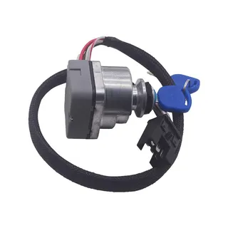 Ignition Switch with Key 87561528 for New Holland T6020 T6030 T6040 T6050 T6060 T6070 T6080 T6090 Tractor