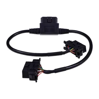 Plug-N-Play Pass Through Harness Clip in OBD Plug 76405-01A for Toyota & Dodge Ram 1500 2500 3500 2002-2019