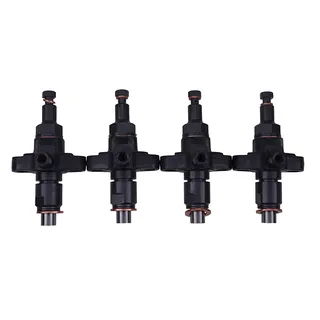 4 Pieces Fuel Injector 1081629R91 for CASE Engine BD-144 BD-154 Tractor B275 B414 276 354 364 384 424 434 444 2300A 2424 2444