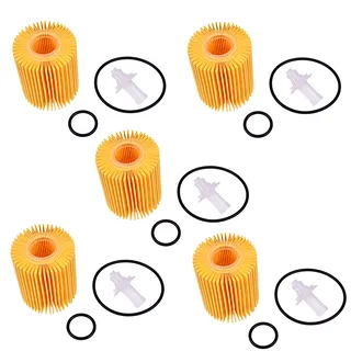 5 Pieces Oil Filter 04152-YZZA5 for Toyota FJ Cruiser Tundra 4Runner 2010-2023 Lexus GS300 GS450h GS460 GX460