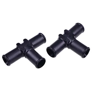 2 Pieces Coolant T Split Heater Water Inlet Pipe 87248-08030 for Toyota Sequoia Sienna 1998-2013
