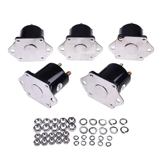 5 Pieces 36V 4 Terminal Solenoid for Club Car DS Golf Cart Part 1976-1998