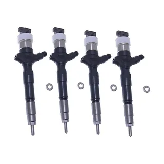 4Pcs Fuel Injector 295050-0200 23670-30400 for Toyota 1KDFTV 1KD-FTV 2KDFTV 2KD-FTV Engine Fortuner Hilux Land Cruiser