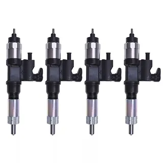4Pcs Fuel Injector 8973297031 8973297035 for Isuzu Engine 4HK1 Truck Hitachi John Deere CASE Excavator