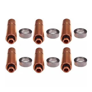 6 Pieces Fuel Injector Sleeve Tube Kit VOE276130 for Volvo Penta Engine TD610G TD710G TAD740GE TAD741GE Excavator EC280 EC300
