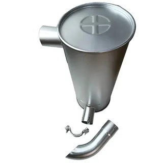 Muffler 2427N3301 for Mitsubishi Engine 6D31 Kobelco Excavator SK200 SK200LC SK200-3 SK200LC-3