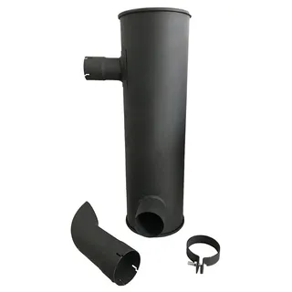 Muffler Silencer LC12P00006P1 for Mitsubishi Engine 6D16 Kobelco Excavator SK290LC-6E SK330LC-6E SK290LC SK330LC SK330-6E SK350-6E SK290-6E SK330