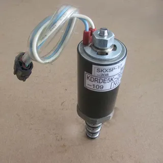 For Kobelco ExcavatorSK200-2 KAWASAKI Hydraulic Pump Solenoid Valve YN35V0004F1 SKX5P-17-212A KDRDE5K-20/30C12A-111