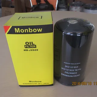 For Komatsu 830 830B D41P-6K CD60R-1A WA150-3-SN JV100WA-2T CD60R-1B Oil Filter 6735-51-5141