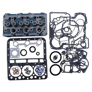 Kubota Engine D950 D950-B Complete Cylinder Head with Full Gasket Kit 6653571 6630550 6630551 for Bobcat Skid Steer Loader 543 553