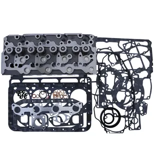 Engine V2003 V2003M-E2B V2003M-E3B V2003MT-E2B V2003MT-E3B V2003-M Complete Cylinder Head with Full Gasket Set for Kubota