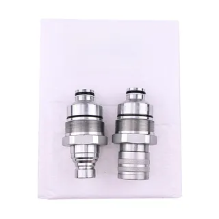 Male & Female Flat Face Coupler Kit V1311-77140 V1311-77150 for Kubota Track Loader