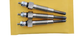 3 Pcs Glow Plug for Mitsubishi Engine S3L S3L2 Excavator Forklift Tractor