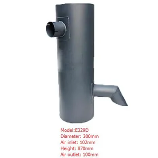 Muffler Silencer 222-8299 for Caterpillar CAT Engine C7 C-7 Excavator 324D 324DL 325D 325DL 326DL 329D 329DL E329D