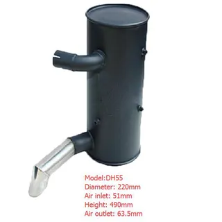 Muffler Silencer for Doosan Excavator DH55 New Type