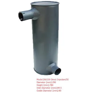 Muffler Silencer for Hitachi Excavator ZAX330 ZAX330-3