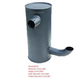 Muffler Silencer for Hyundai Excavator R210