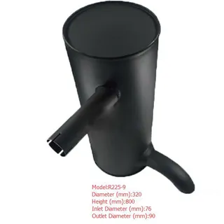 Muffler Silencer for Hyundai Excavator R225-9