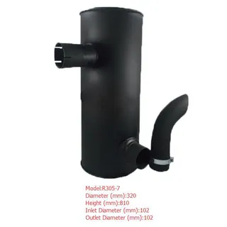 Muffler Silencer for Hyundai Excavator R305-7
