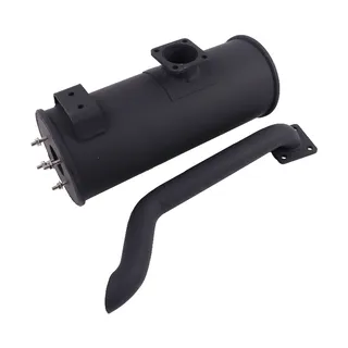 420x175mm Muffler Silencer for Yanmar Engine 4TNV98 Takeuchi Excavator TL130