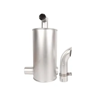 Muffler Silencer 4191187 For Hitachi Excavator EX120 EX150 Engine 4BD1
