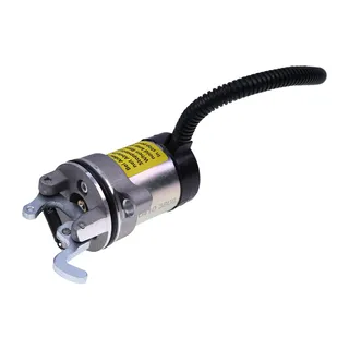 12V Fuel Shut Off Solenoid VOE17205666 for Volvo Wheel Loader L20F L25F L28F