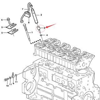 Nozzle 20524235 for Volvo Penta TAD520 TAD720 D5A D7A EW140B