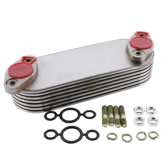 Oil Cooler 2486A970 for Perkins 1004-4 1004-4T 135Ti 1004-40 1004-40T 1004-40TW 1004-42