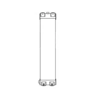 Oil Cooler 263G2-12212 for Hitachi Excavator ZW220