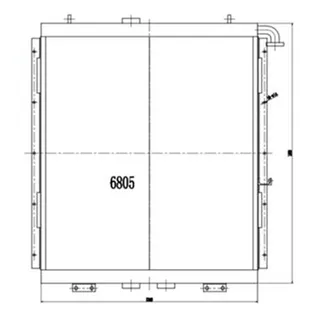 Oil Cooler 4397908 for John Deere Excavator 750