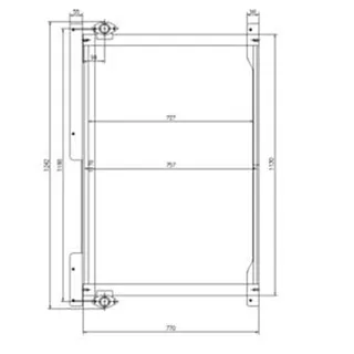Oil Cooler 4682426 for Hitachi EX1200-6 Excavator