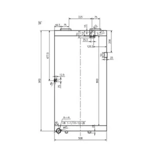 Oil Cooler for Caterpillar CAT 966G-1 Wheel Loader