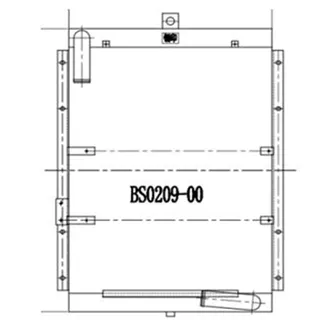 Oil Cooler for Hyundai Excavator R190-5